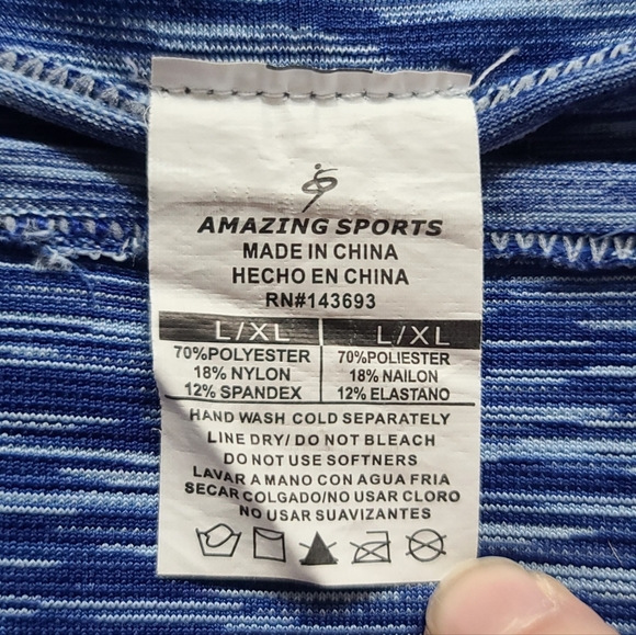 Amazing Sports Purple Work Out Pants Size L/XL Great Used Condition - Picture 2 of 3